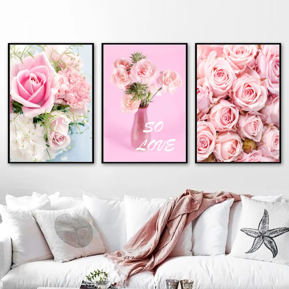 Pink Flowers Rose Wall Pictures Wall Art Canvas Painting Canvas Art Print Home Decor Love Romantic Posters And Prints Unframed
Pink Flowers Rose Wall Pictures Wall Art Canvas Painting Canvas Art Print Home Decor Love Romantic Posters And Prints Unframed