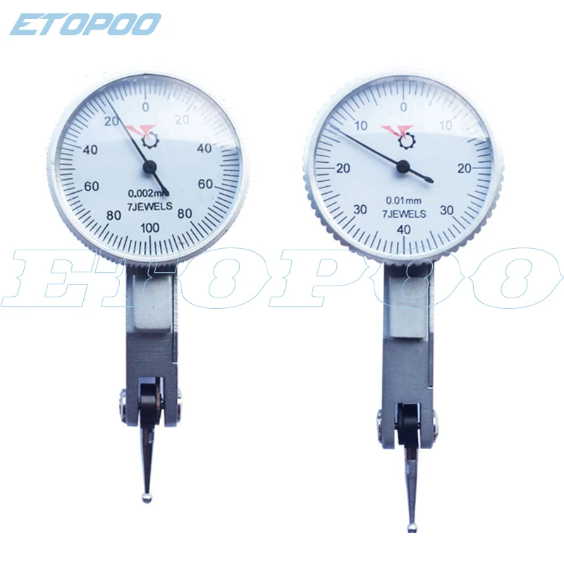 0-0.2 mm Lever Precision 0.002mm Level dial Gauge Scale Precision Metric Dovetail Rails 0-0.8mm 0.01mm Dial Test Indicator
0-0.2 mm Lever Precision 0.002mm Level dial Gauge Scale Precision Metric Dovetail Rails 0-0.8mm 0.01mm Dial Test Indicator