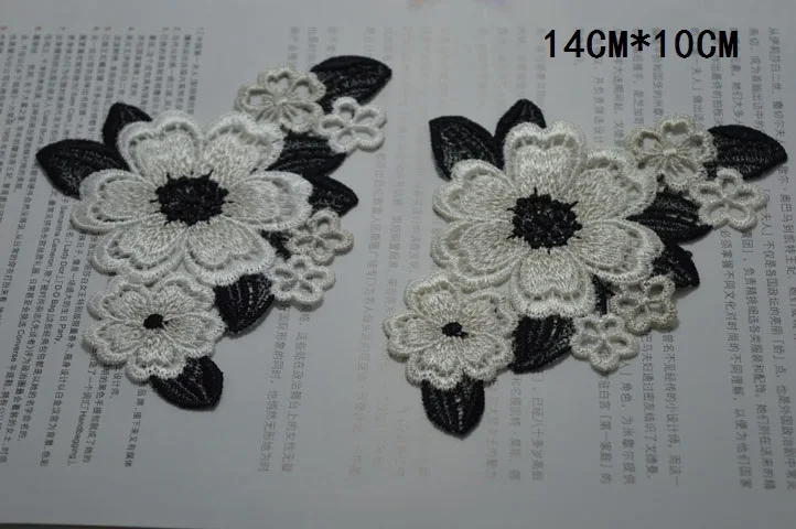 14cm*10cm (2pieces/lot)Black and white mix and match patches Wedding Bridal Embroidery Lace patch Sewing Lace Applique
14cm*10cm (2pieces/lot)Black and white mix and match patches Wedding Bridal Embroidery Lace patch Sewing Lace Applique