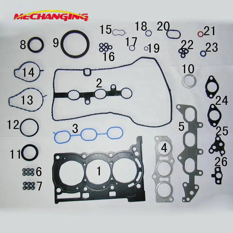 customized LOGO 1KRFE 1KR FOR PEUGEOT 107 DAIHATSU SIRION (M3_) 1.0L Full Set Engine Parts Engine Gasket 50257000
customized LOGO 1KRFE 1KR FOR PEUGEOT 107 DAIHATSU SIRION (M3_) 1.0L Full Set Engine Parts Engine Gasket 50257000
