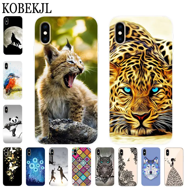 Мягкий чехол для iPhone Xr роскошный силиконовый из ТПУ с рисунком телефона Apple X XS XR Max