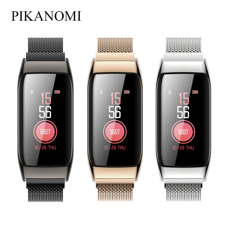 Heart Rate Monitor Fitness Tracker Blood Pressure Smart Wristband Blood Oxygen Smart Bracelet IP67 Waterproof Sport Smart Band
Heart Rate Monitor Fitness Tracker Blood Pressure Smart Wristband Blood Oxygen Smart Bracelet IP67 Waterproof Sport Smart Band