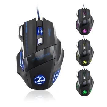 Professional Wired Gaming Mouse 7Buttons 5500 DPI Optical USB Computer Gamer LED OptIcal Wired Gaming Mouse Ergonomic Mice q70
Professional Wired Gaming Mouse 7Buttons 5500 DPI Optical USB Computer Gamer LED OptIcal Wired Gaming Mouse Ergonomic Mice q70