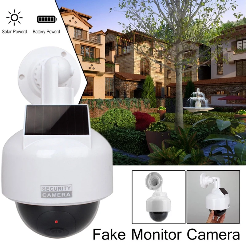 Solar Powered fake cameras Dummy CCTV Camera security Waterproof with LED Lights
Solar Powered fake cameras Dummy CCTV Camera security Waterproof with LED Lights