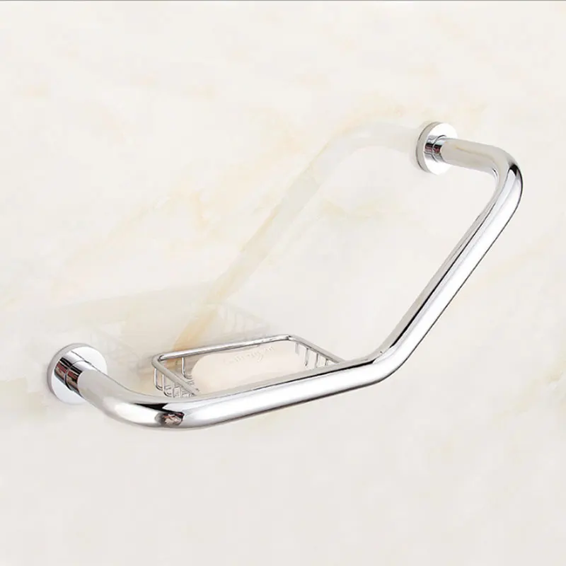 Bathroom Handrail Stainless Steel Toilet Armrest With Soap Net For Protecting Children's Old People Pregnant Women Safety
Bathroom Handrail Stainless Steel Toilet Armrest With Soap Net For Protecting Children's Old People Pregnant Women Safety