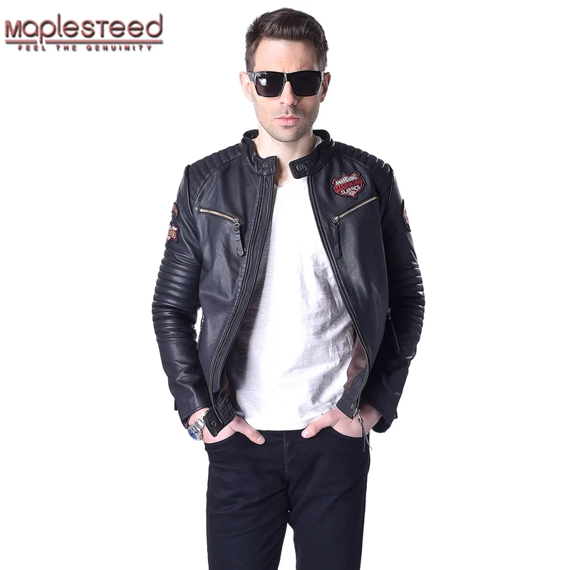 Factory Men's Leather Jackets Indiana Skulls Pattern Embroidery Genuine Cowhide Short Slim Fit Male Street Motorcycle Coat ZH147
Factory Men's Leather Jackets Indiana Skulls Pattern Embroidery Genuine Cowhide Short Slim Fit Male Street Motorcycle Coat ZH147