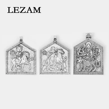 2pcs Fashion Pendant Charms Indian Durga On Horse Goddess Hindu Shiva Pendant For Necklace Jewelry Making Findings Material
2pcs Fashion Pendant Charms Indian Durga On Horse Goddess Hindu Shiva Pendant For Necklace Jewelry Making Findings Material