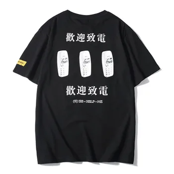 2019 SS Skateboard Unisex Chinese Welcome Call Casual T Shirt Hip Hop Summer Hotline Fashion Streetwear Short Sleeve Men T Shirt
2019 SS Skateboard Unisex Chinese Welcome Call Casual T Shirt Hip Hop Summer Hotline Fashion Streetwear Short Sleeve Men T Shirt