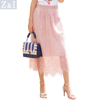 2018 Fashion Lace Skirt for Women Summer Autumn A Line Elegant High Waist Retro Mesh Pleated Casual Skirt Women
2018 Fashion Lace Skirt for Women Summer Autumn A Line Elegant High Waist Retro Mesh Pleated Casual Skirt Women