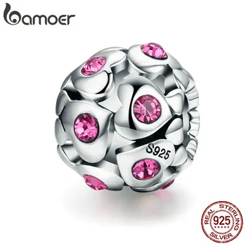BAMOER Authentic 925 Sterling Silver Heart Luminous AAA Cubic Zircon Beads fit Charm Bracelet Necklace Valentine Day Gift SCC535
BAMOER Authentic 925 Sterling Silver Heart Luminous AAA Cubic Zircon Beads fit Charm Bracelet Necklace Valentine Day Gift SCC535