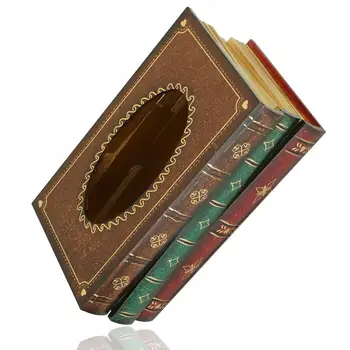 Retro Book Shape Tissue Box Tissue Box Luxurious Box Europe Rectangle Napkin Paper Holder Ring Tissue Storage Box Home Decor
Retro Book Shape Tissue Box Tissue Box Luxurious Box Europe Rectangle Napkin Paper Holder Ring Tissue Storage Box Home Decor