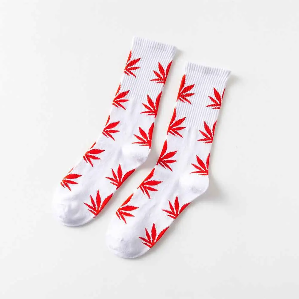 Fashion-1Pair-comfortable-high-quality-cotton-socks-hemp-leaf-maple-leaves-casual-long-weed-crew-socks(5)