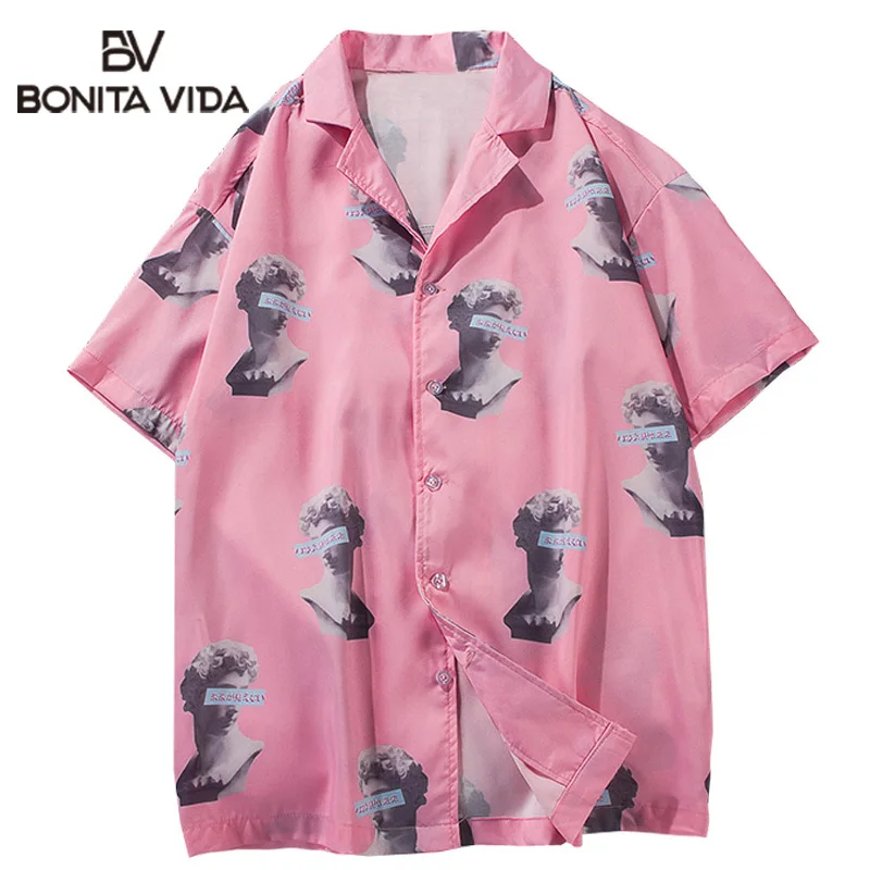 Bonita Vida Beach Hawaiian Shirts 2019 Summer Funny Michelangelo Statue David Print Short Sleeve Aloha Shirts Hip Hop Streetwear
Bonita Vida Beach Hawaiian Shirts 2019 Summer Funny Michelangelo Statue David Print Short Sleeve Aloha Shirts Hip Hop Streetwear