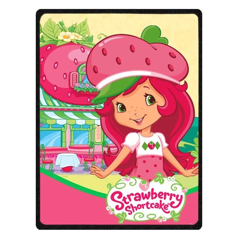 Hot Flannel Sofa Blanket Cartoon Girl&Strawberry Shortcake Super Warm Soft Throw Bed Blankets For Plane Travel Home Textile
Hot Flannel Sofa Blanket Cartoon Girl&Strawberry Shortcake Super Warm Soft Throw Bed Blankets For Plane Travel Home Textile