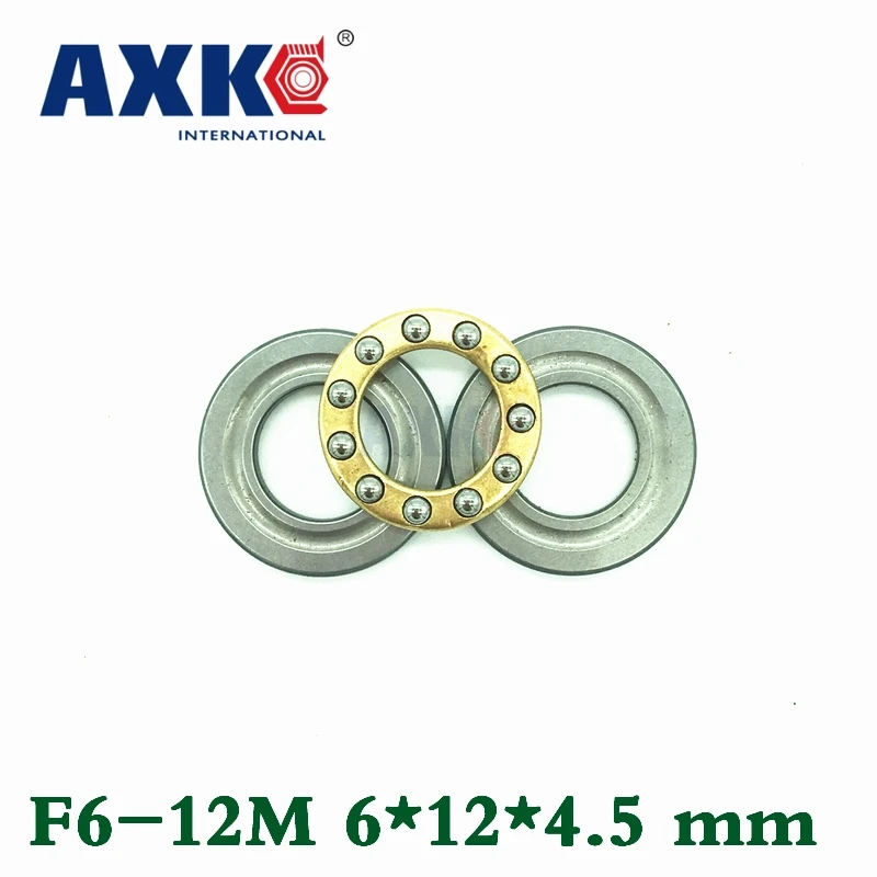 

10pcs/lot Axk F6-12m 6mm X 12mm X 4.5mm 6x12x4.5 Mm Axial Ball Thrust Bearing Brand New