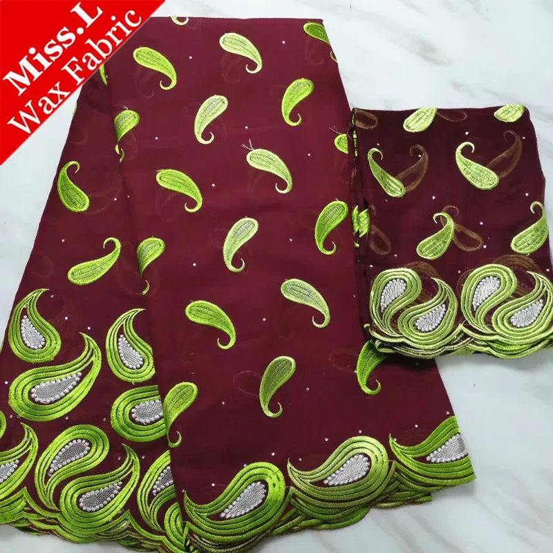 Miss L New design Swiss voile lace fabric hot sale embroidered african laces fabrics with stones match 2 yards swiss cotton lace
Miss L New design Swiss voile lace fabric hot sale embroidered african laces fabrics with stones match 2 yards swiss cotton lace