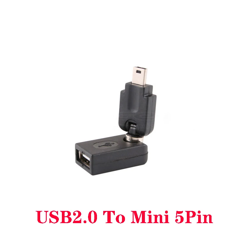 USB2.0 Female To Mini 5P Male USB To Mini USB Converter Adaptador USB 360 Degree Roating OTG Connectors For Car Black 10pcs
USB2.0 Female To Mini 5P Male USB To Mini USB Converter Adaptador USB 360 Degree Roating OTG Connectors For Car Black 10pcs