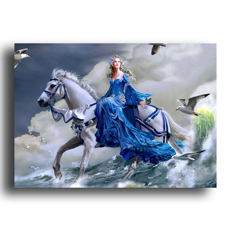 5D DIY Diamond Painting Animal "Horse" Cross Stitch Diamond Embroidery Beauty "Blue Girl" Mosaic Full Square & Round Rhinestones
5D DIY Diamond Painting Animal "Horse" Cross Stitch Diamond Embroidery Beauty "Blue Girl" Mosaic Full Square & Round Rhinestones