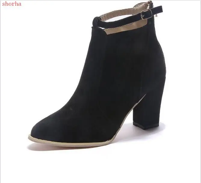 New Women's shoes wild suede Autumn Winter Fashion Woman Boots High Heels women Leather Ankle Boots Sexy Pointed Toe Boot
New Women's shoes wild suede Autumn Winter Fashion Woman Boots High Heels women Leather Ankle Boots Sexy Pointed Toe Boot