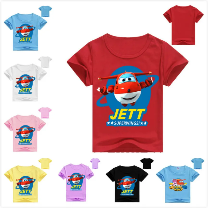 2019 Summer Super Wings T-Shirt Children Summer Kid Boys Tops School Short Sleeve T Shirts Cotton Cartoon Children Baby Girl Tee
2019 Summer Super Wings T-Shirt Children Summer Kid Boys Tops School Short Sleeve T Shirts Cotton Cartoon Children Baby Girl Tee