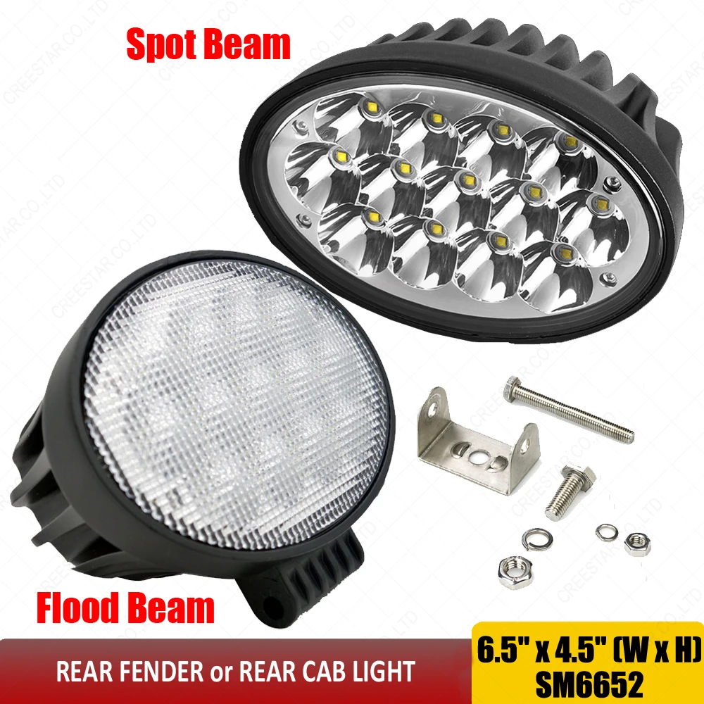 LED Work Lights 65W Oval Hood Cab Mount Flood Beam Oval 12V 24V Lights For truck ATV UTV 4x4 offroad tractor fog light x1pc
LED Work Lights 65W Oval Hood Cab Mount Flood Beam Oval 12V 24V Lights For truck ATV UTV 4x4 offroad tractor fog light x1pc