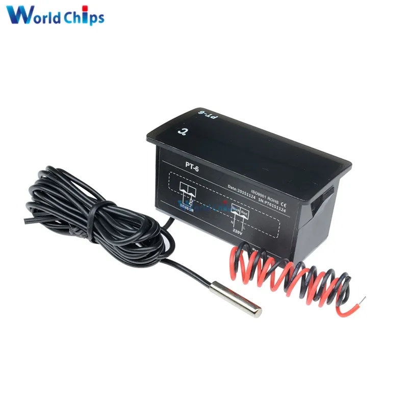 PT-6 220V All-Purpose Test LED Digital Temperature Display Thermometer Aquarium Broad Module High Accuracy
PT-6 220V All-Purpose Test LED Digital Temperature Display Thermometer Aquarium Broad Module High Accuracy