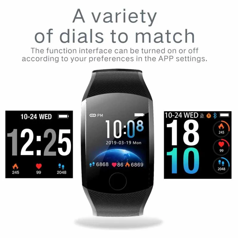 Q11Color Screen Smart Wristbands Sports Waterproof Fitness Bracelet Heart Rate Sleep Monitor Message Reminder
Q11Color Screen Smart Wristbands Sports Waterproof Fitness Bracelet Heart Rate Sleep Monitor Message Reminder