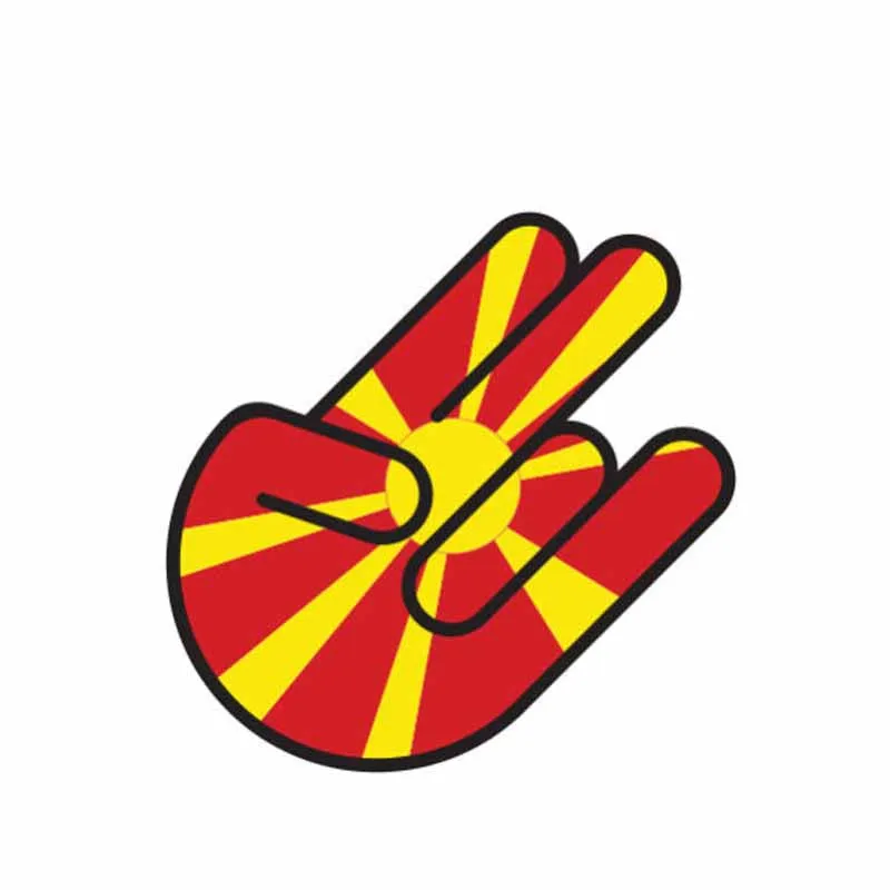 10.3CM*15.7CM Macedonia Flag Shocker Car Sticker Decal Windows Car Accessories 6-1079
10.3CM*15.7CM Macedonia Flag Shocker Car Sticker Decal Windows Car Accessories 6-1079