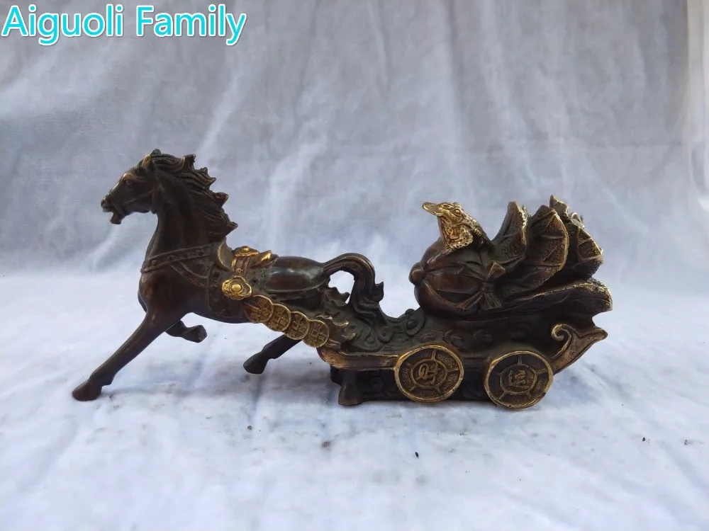 Home Decoration Fengshui Sculpture/Art Collection Metal Crafts,Chinese Old Bronze Gilt Horse-drawn Cart With Cabbage Statue
Home Decoration Fengshui Sculpture/Art Collection Metal Crafts,Chinese Old Bronze Gilt Horse-drawn Cart With Cabbage Statue