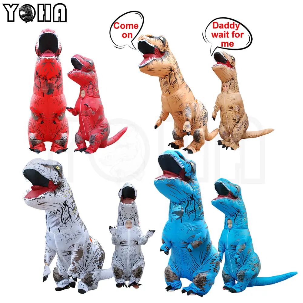 Adult T-REX Inflatable Costume Christmas Cosplay Dinosaur Animal Jumpsuit Halloween Costume for Women Men
Adult T-REX Inflatable Costume Christmas Cosplay Dinosaur Animal Jumpsuit Halloween Costume for Women Men