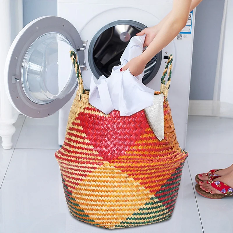 WCIC Folding Basket Seagrass Rattan Baskets Belly Flower Pots Wicker Basket Garden Planter Flower Baskets Storage Organizer
WCIC Folding Basket Seagrass Rattan Baskets Belly Flower Pots Wicker Basket Garden Planter Flower Baskets Storage Organizer