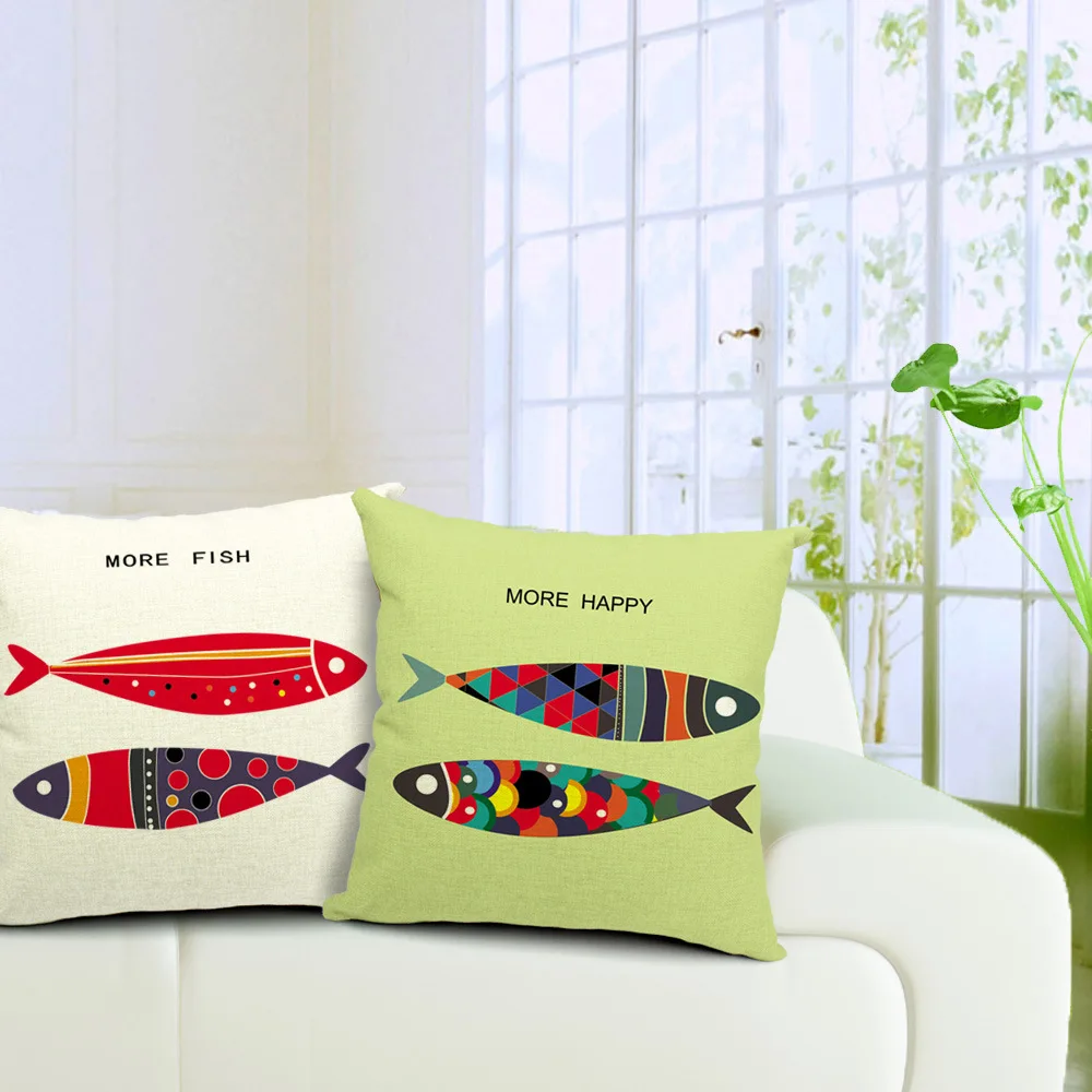 Hand-Painted Fish Modern Style Cover 45*45cm Cushion Cover Linen Throw Pillow Car Home Decoration Decorative Pillowcase
Hand-Painted Fish Modern Style Cover 45*45cm Cushion Cover Linen Throw Pillow Car Home Decoration Decorative Pillowcase