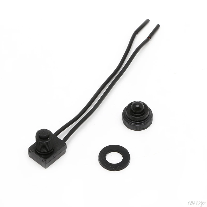 1Pc 12V Waterproof Push-Button On-Off Switch With 4" Leads Motorcycle Car Boat On Sale-Y122 C90A New Drop ship
1Pc 12V Waterproof Push-Button On-Off Switch With 4" Leads Motorcycle Car Boat On Sale-Y122 C90A New Drop ship