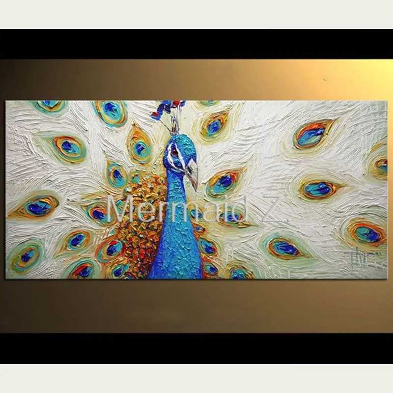 Hand Painted Modern Oil Painting ORIGINAL PEACOCK Art LARGE Turquoise Blue Peacock Painting Oil on Canvas for living room wall
Hand Painted Modern Oil Painting ORIGINAL PEACOCK Art LARGE Turquoise Blue Peacock Painting Oil on Canvas for living room wall