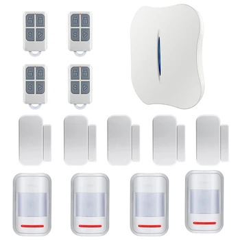 Intelligent Alarm Android IOS APP Control Voice Prompt Alarm WiFi PSTN Home Burglar Alarm System for Home Security
Intelligent Alarm Android IOS APP Control Voice Prompt Alarm WiFi PSTN Home Burglar Alarm System for Home Security