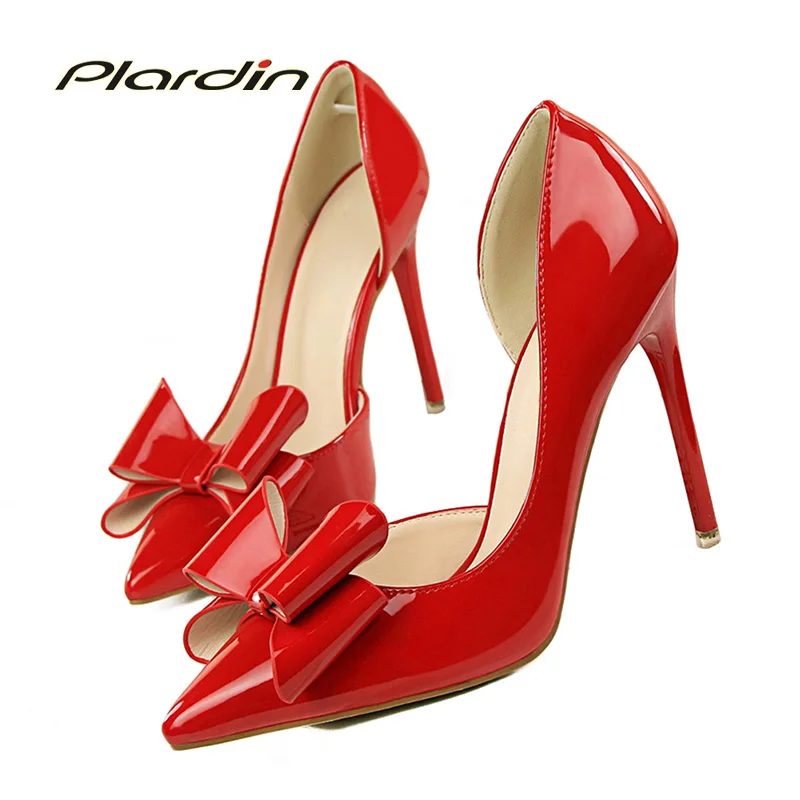 New Woman Sweet Bowtie Pointed Toe Fashion Women Party Wedding Ladies Shoes Shallow Mouth Side Hollow Women High Heel Shoes
New Woman Sweet Bowtie Pointed Toe Fashion Women Party Wedding Ladies Shoes Shallow Mouth Side Hollow Women High Heel Shoes