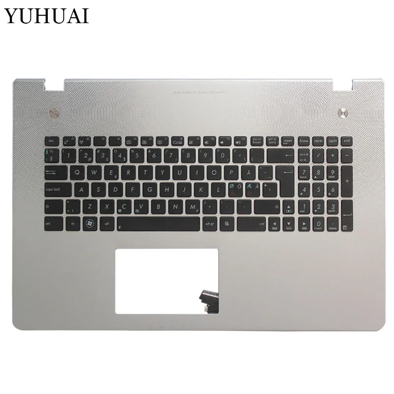 New Nordic Keyboard for Asus N76 N76V N76S N76VM N76VB N76VJ N76VZ NE Laptop keyboard without backlit Palmrest Upper
New Nordic Keyboard for Asus N76 N76V N76S N76VM N76VB N76VJ N76VZ NE Laptop keyboard without backlit Palmrest Upper
