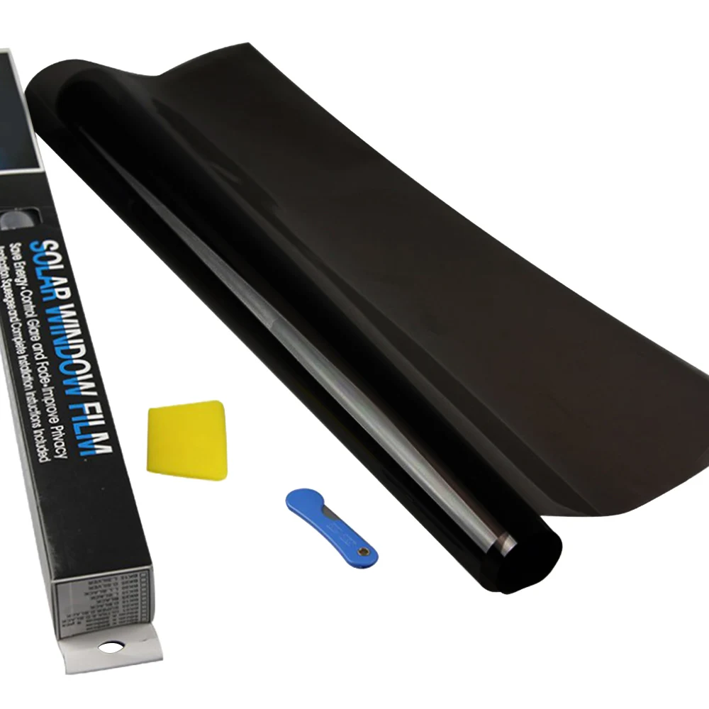 50* 300cm Black Window Tint Film Glass 25% Roll 1 Auto House Commercial UV+Insulation Car Tint Film for Side Window
50* 300cm Black Window Tint Film Glass 25% Roll 1 Auto House Commercial UV+Insulation Car Tint Film for Side Window