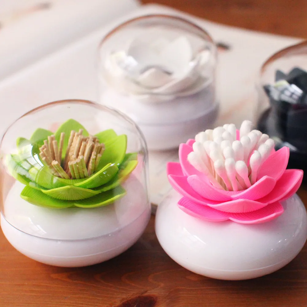 Hoomall Creative Lotus Toothpicks Holder Cotton Swab Box Cotton Bud Holder Case Table Decorate Storage Box Organizer 8cm
Hoomall Creative Lotus Toothpicks Holder Cotton Swab Box Cotton Bud Holder Case Table Decorate Storage Box Organizer 8cm