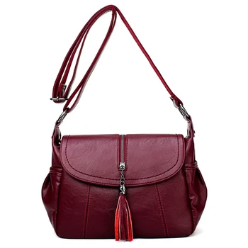 Fashion Women Shoulder Messenger Crossbody Bags Ladies Tassel Tote Bag Leather Women Bags High Quality Women Handbags Sac A Main
Fashion Women Shoulder Messenger Crossbody Bags Ladies Tassel Tote Bag Leather Women Bags High Quality Women Handbags Sac A Main