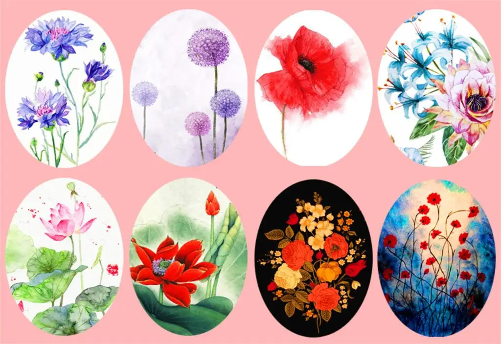 20pcs 10x14/13x18/18x25/20x30/25x35/30x40mm Handmade Oval Shape Flowers Photo Glass Cabochons Dome Z-G1297
20pcs 10x14/13x18/18x25/20x30/25x35/30x40mm Handmade Oval Shape Flowers Photo Glass Cabochons Dome Z-G1297