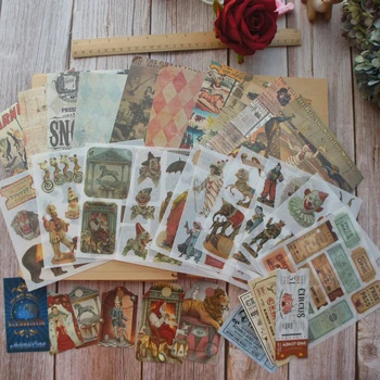 30 Pcs DIY Weird Circus Is Open Theme Tag Mini Card Background Craft Paper Scrapbooking Creative Gift Use
30 Pcs DIY Weird Circus Is Open Theme Tag Mini Card Background Craft Paper Scrapbooking Creative Gift Use
