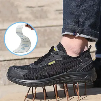 Men's Summer Steel Toe Safety Shoes Lightweight Work Shoes for Men Breathable Mesh Sports Deodorant Protection Industrial Shoes
Men's Summer Steel Toe Safety Shoes Lightweight Work Shoes for Men Breathable Mesh Sports Deodorant Protection Industrial Shoes