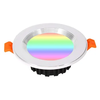 Downlight Kit Smart Led Recessed Ceiling Light 7W Compatible with Smart Things Hub Echo Plus Smart Lighting
Downlight Kit Smart Led Recessed Ceiling Light 7W Compatible with Smart Things Hub Echo Plus Smart Lighting