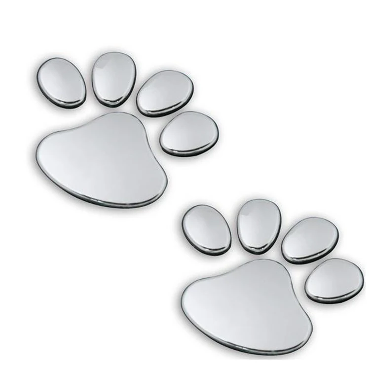 Image 1 PCS New Cute Feet Car Sticker  3D Bear Paw Pet Animal Footprints Car Sticker Truck Decor Decal Accessories