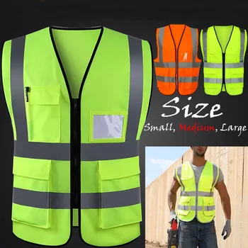 2019 New Traffic Safety Vest Yellow Visibility Waistcoat With Phone & ID Pockets Man Women Jackets Reflective Safety Clothing
2019 New Traffic Safety Vest Yellow Visibility Waistcoat With Phone & ID Pockets Man Women Jackets Reflective Safety Clothing
