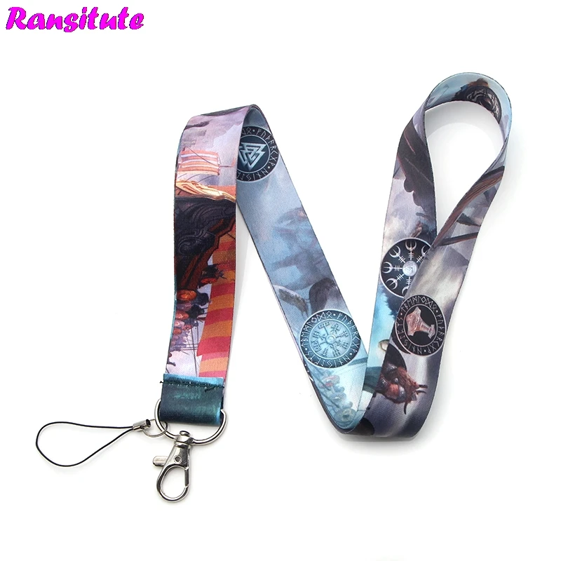 Viking Key Lanyard ID Badge Holder Animal Phone Neck Strap with Key Ring Mobile Phone Strap
Viking Key Lanyard ID Badge Holder Animal Phone Neck Strap with Key Ring Mobile Phone Strap