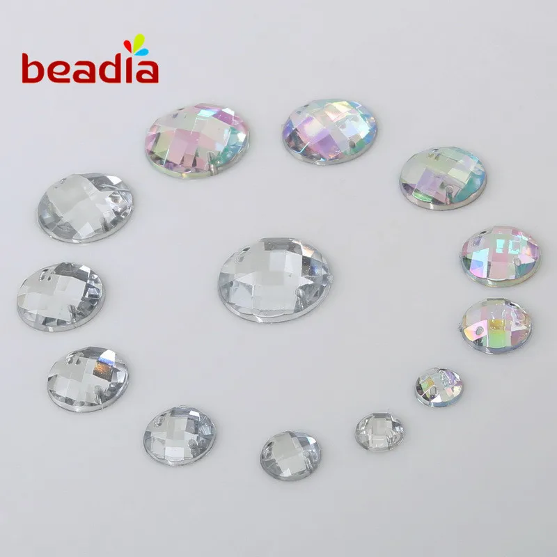 Round Acrylic Crystal Stone Sew On Rhinestone 2 Holes Flatback for Dancing Dress Clothing Shoes Wedding Decoration DIY Craft
Round Acrylic Crystal Stone Sew On Rhinestone 2 Holes Flatback for Dancing Dress Clothing Shoes Wedding Decoration DIY Craft