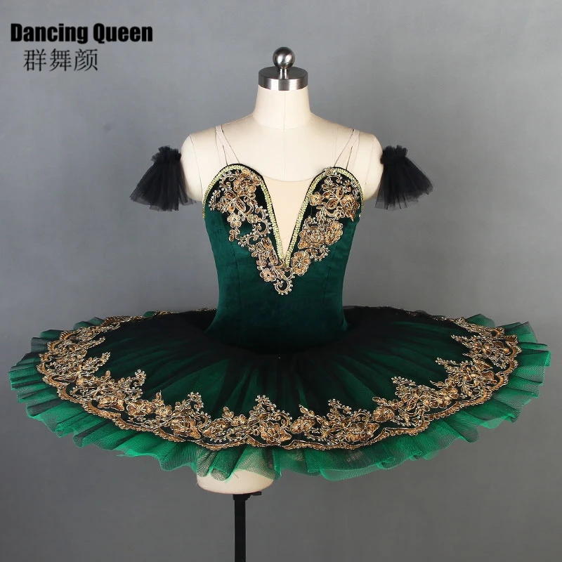 11 sizes! Deep Green Velvet Bodice professional ballet tutu for women girls Pancake platter tutu for ballerina kids adult BLL090
11 sizes! Deep Green Velvet Bodice professional ballet tutu for women girls Pancake platter tutu for ballerina kids adult BLL090
