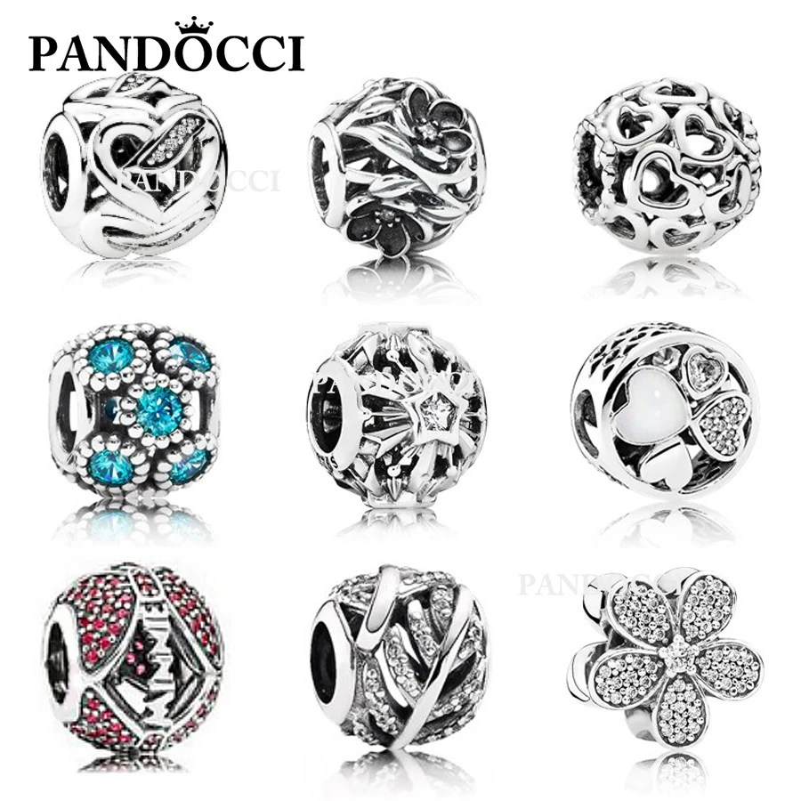 PANDOCCI 100% Genuine 925 Sterling Silver Hollow shine pattern Charm Beads Fit Bracelet DIY bracelet The factory wholesale
PANDOCCI 100% Genuine 925 Sterling Silver Hollow shine pattern Charm Beads Fit Bracelet DIY bracelet The factory wholesale
